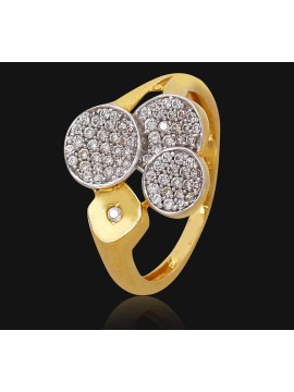 Triple Moon Gold Ring